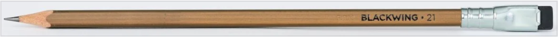 Volume 21: Woodworking — pencil design (Square barrel; finger-jointed slats)